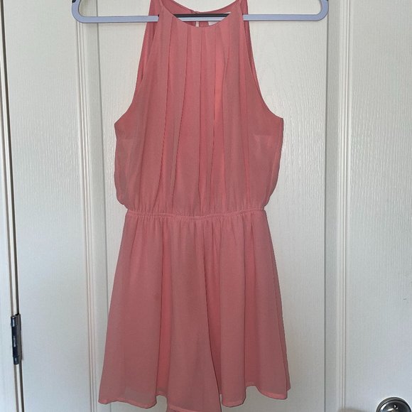 LUSH High Neck Sleeveless Mini Romper - Picture 3 of 5